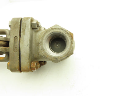 Ladish 1001-339 Gate Valve 1 NPT Class 150 275PSI Stainless Steel Rising Stem