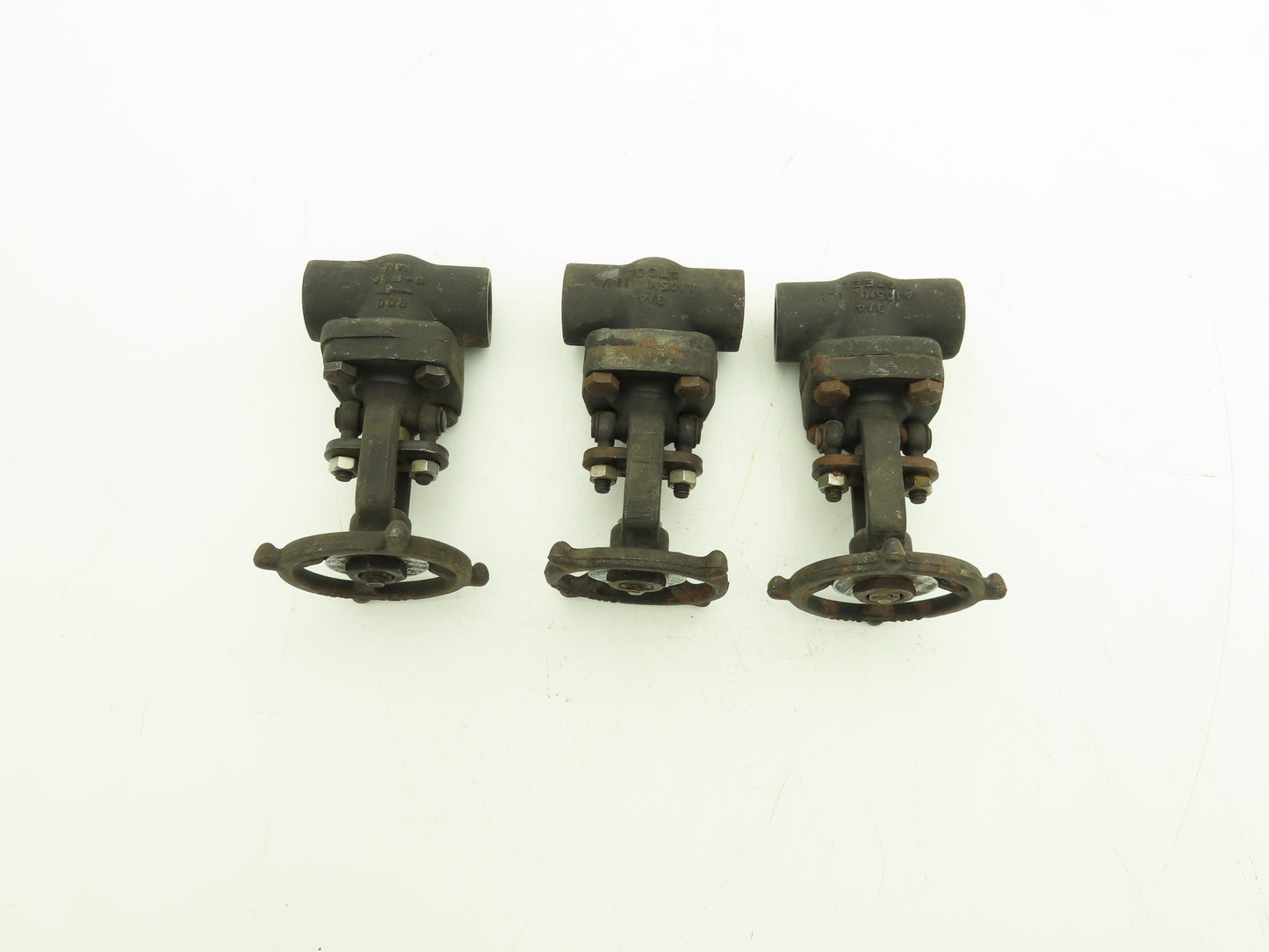 R-P&C Fig EF56D Gate Valve 3/4" Class 800 Socket Weld 1975 PSI @ 100°F Lot of 3