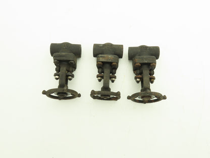 R-P&C Fig EF56D Gate Valve 3/4" Class 800 Socket Weld 1975 PSI @ 100°F Lot of 3