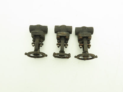 R-P&C Fig EF56D Gate Valve 3/4" Class 800 Socket Weld 1975 PSI @ 100°F Lot of 3