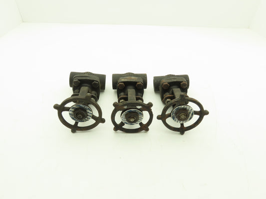 R-P&C Fig EF56D Gate Valve 3/4" Class 800 Socket Weld 1975 PSI @ 100°F Lot of 3