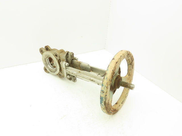 Velan L10-0320C-13BL 3" Stainless Knife Gate Valve Lug Style *Bad Seal*