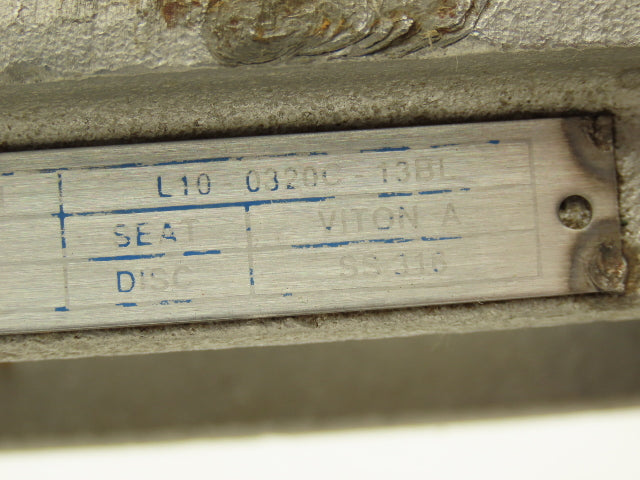 Velan L10-0320C-13BL 3" Stainless Knife Gate Valve Lug Style *Bad Seal*