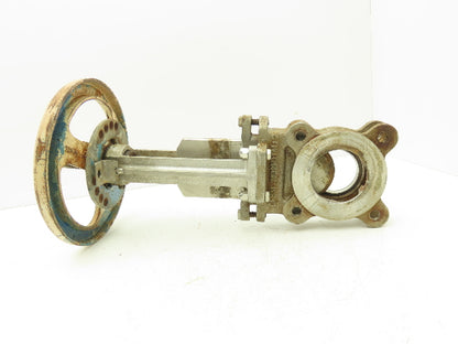 Velan L10-0320C-13BL 3" Stainless Knife Gate Valve Lug Style *Bad Seal*