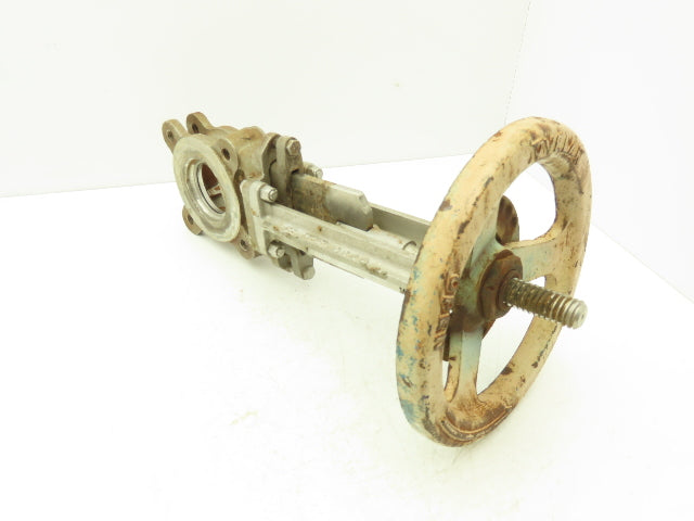 Velan L10-0320C-13BL 3" Stainless Knife Gate Valve Lug Style *Bad Seal*