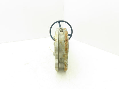 Fabri-Valve C37 3" Stainless Knife Gate Valve V-Port Rising Stem Metal Seat