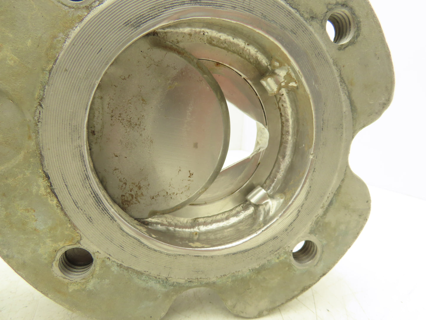 Fabri-Valve C37 3" Stainless Knife Gate Valve V-Port Rising Stem Metal Seat