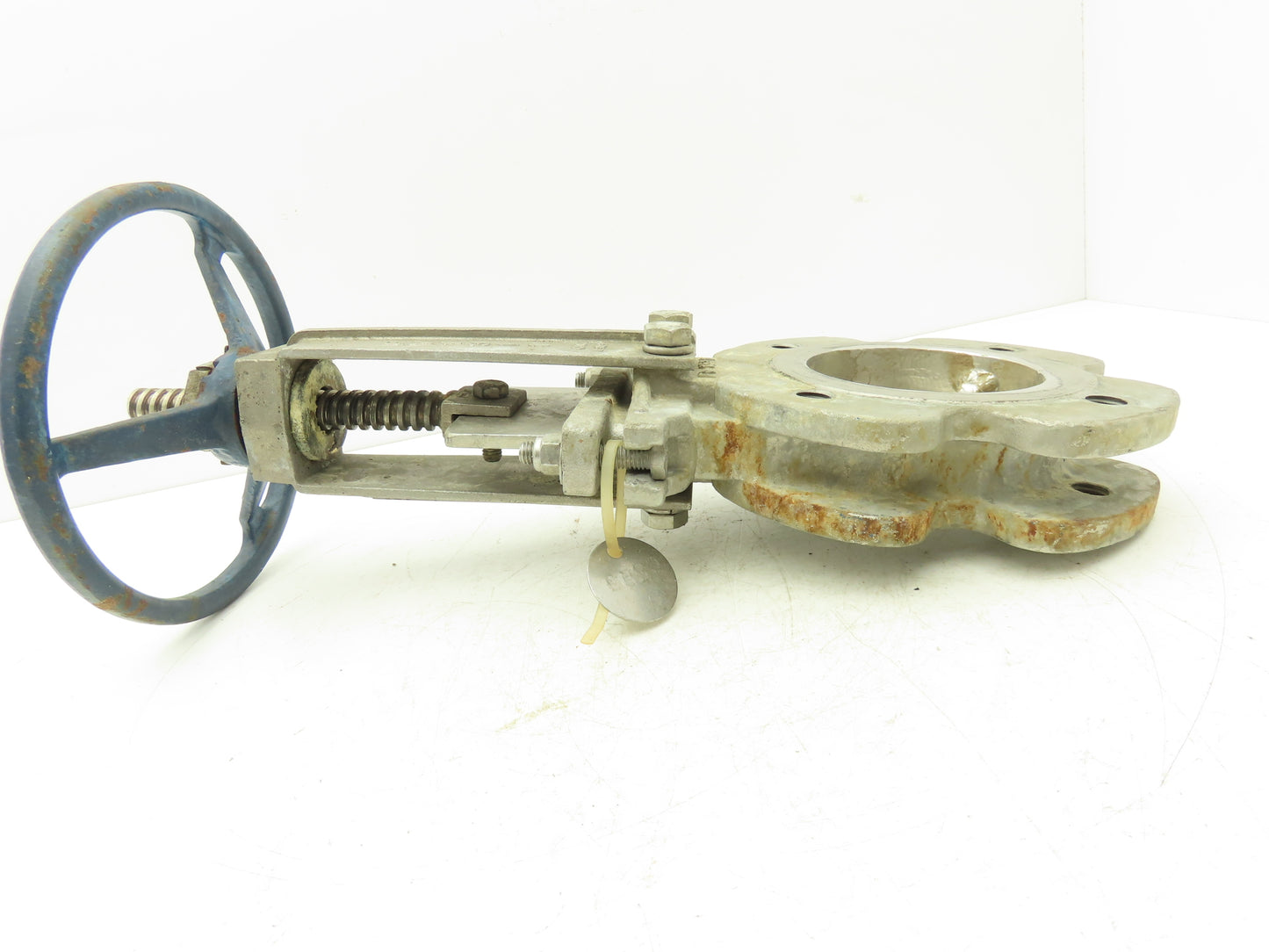 Fabri-Valve C37 3" Stainless Knife Gate Valve V-Port Rising Stem Metal Seat