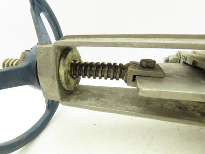 Fabri-Valve C37 3" Stainless Knife Gate Valve V-Port Rising Stem Metal Seat