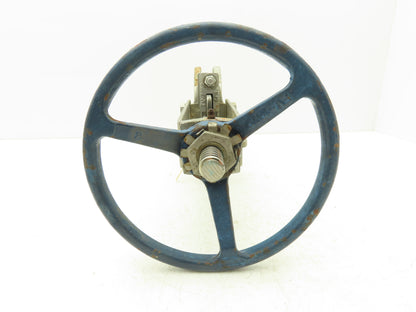 Fabri-Valve C37 3" Stainless Knife Gate Valve V-Port Rising Stem Metal Seat