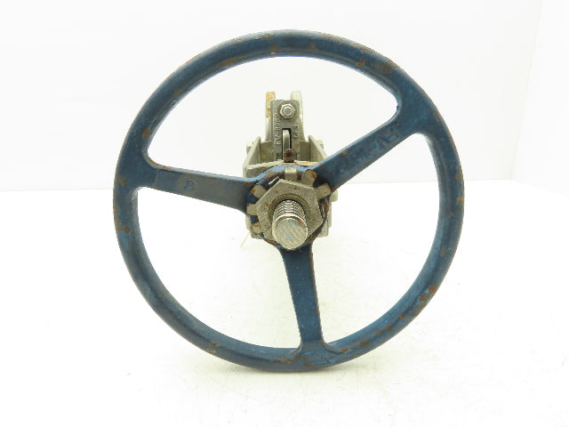 Fabri-Valve C37 3" Stainless Knife Gate Valve V-Port Rising Stem Metal Seat