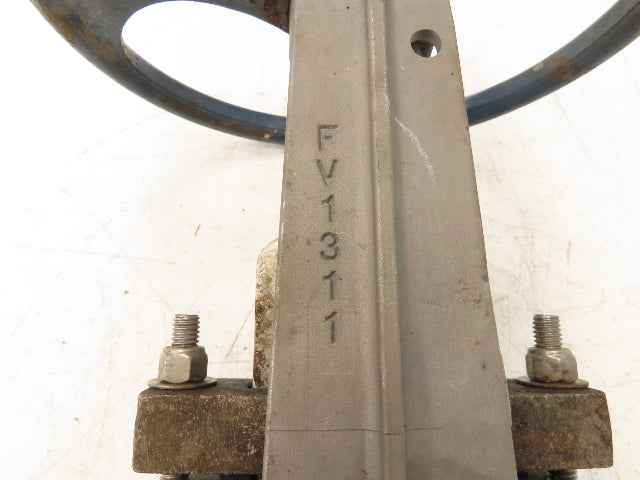 ITT Fabri-Valve C67 3" Stainless Knife Gate Valve Lug Style *Bad Seal*