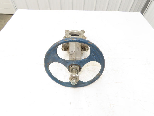 ITT Fabri-Valve C67 3" Stainless Knife Gate Valve Lug Style *Bad Seal*