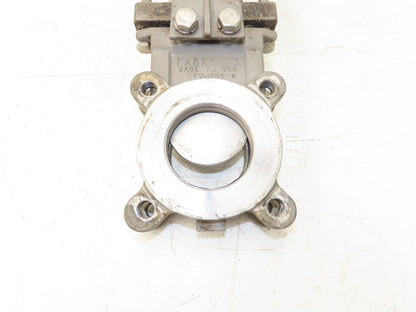 ITT Fabri-Valve C67 3" Stainless Knife Gate Valve Lug Style *Bad Seal*