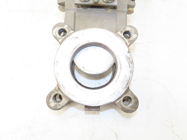 ITT Fabri-Valve C67 3" Stainless Knife Gate Valve Lug Style *Bad Seal*