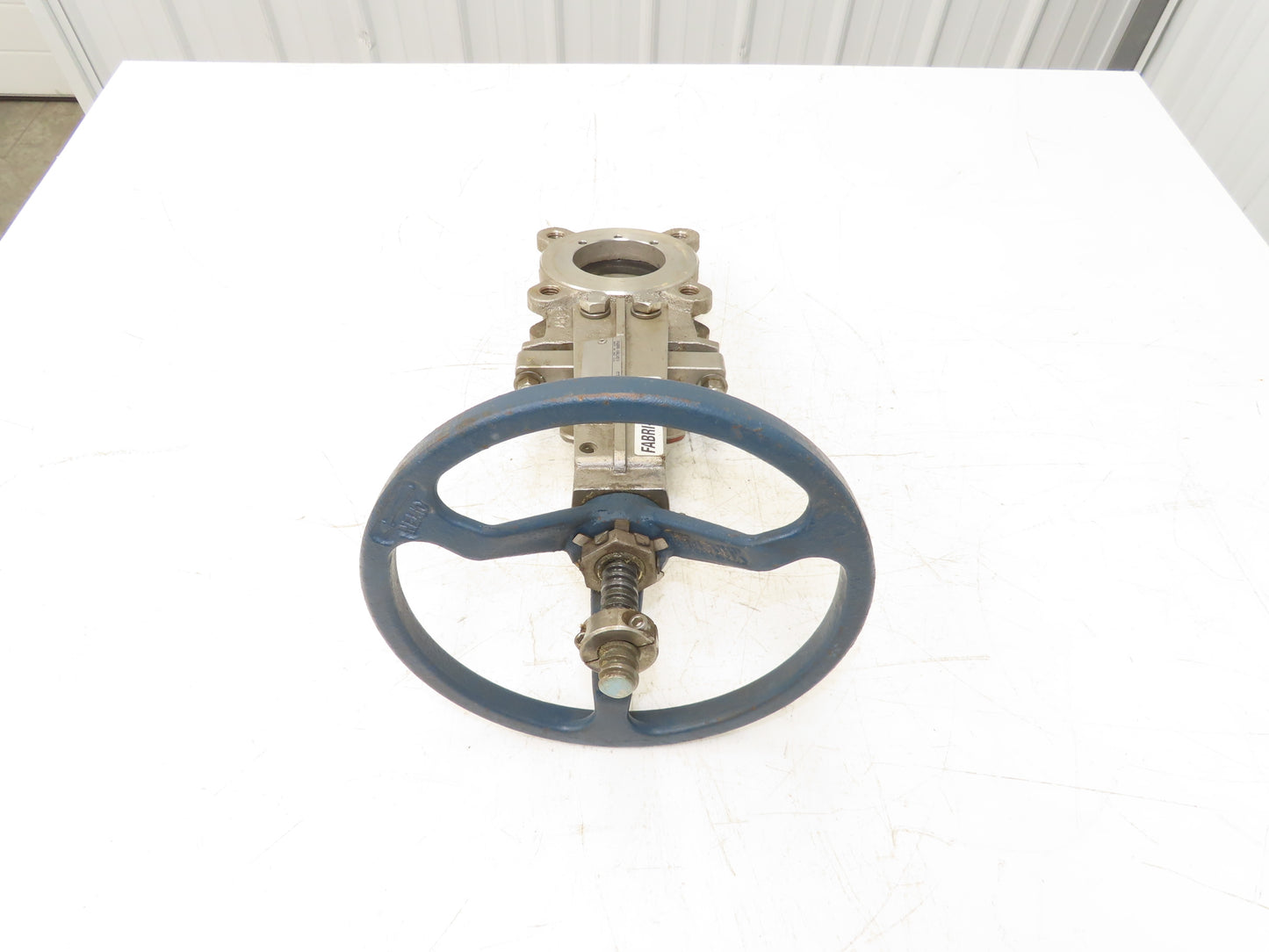 ITT Fabri-Valve C67 3" Stainless Knife Gate Valve Lug Style Rubber Seat