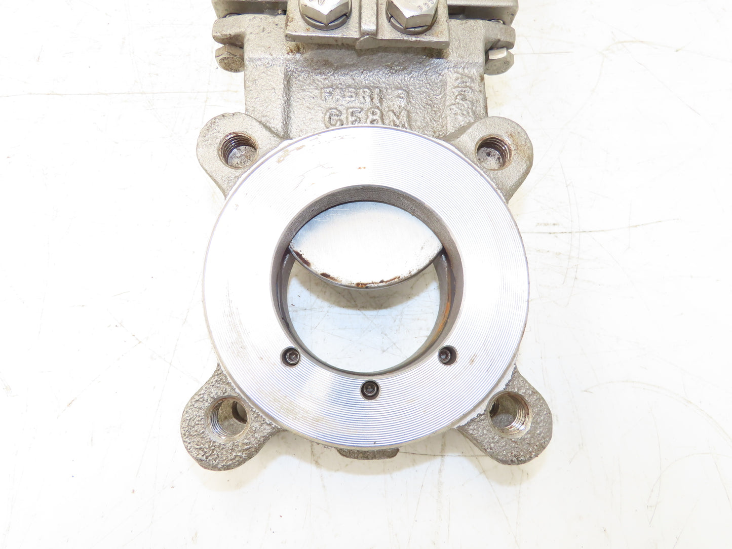 ITT Fabri-Valve C67 3" Stainless Knife Gate Valve Lug Style Rubber Seat