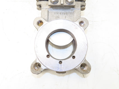 ITT Fabri-Valve C67 3" Stainless Knife Gate Valve Lug Style Rubber Seat