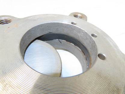 ITT Fabri-Valve C67 3" Stainless Knife Gate Valve Lug Style Rubber Seat