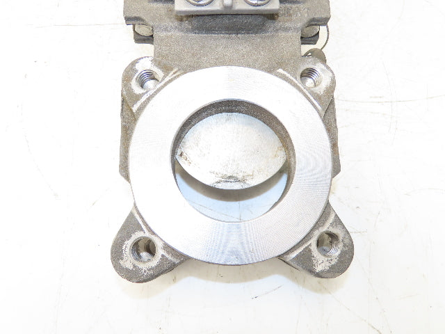 ITT Fabri-Valve C37 S316 3" Stainless Knife Gate Valve Lug Style Metal Seat