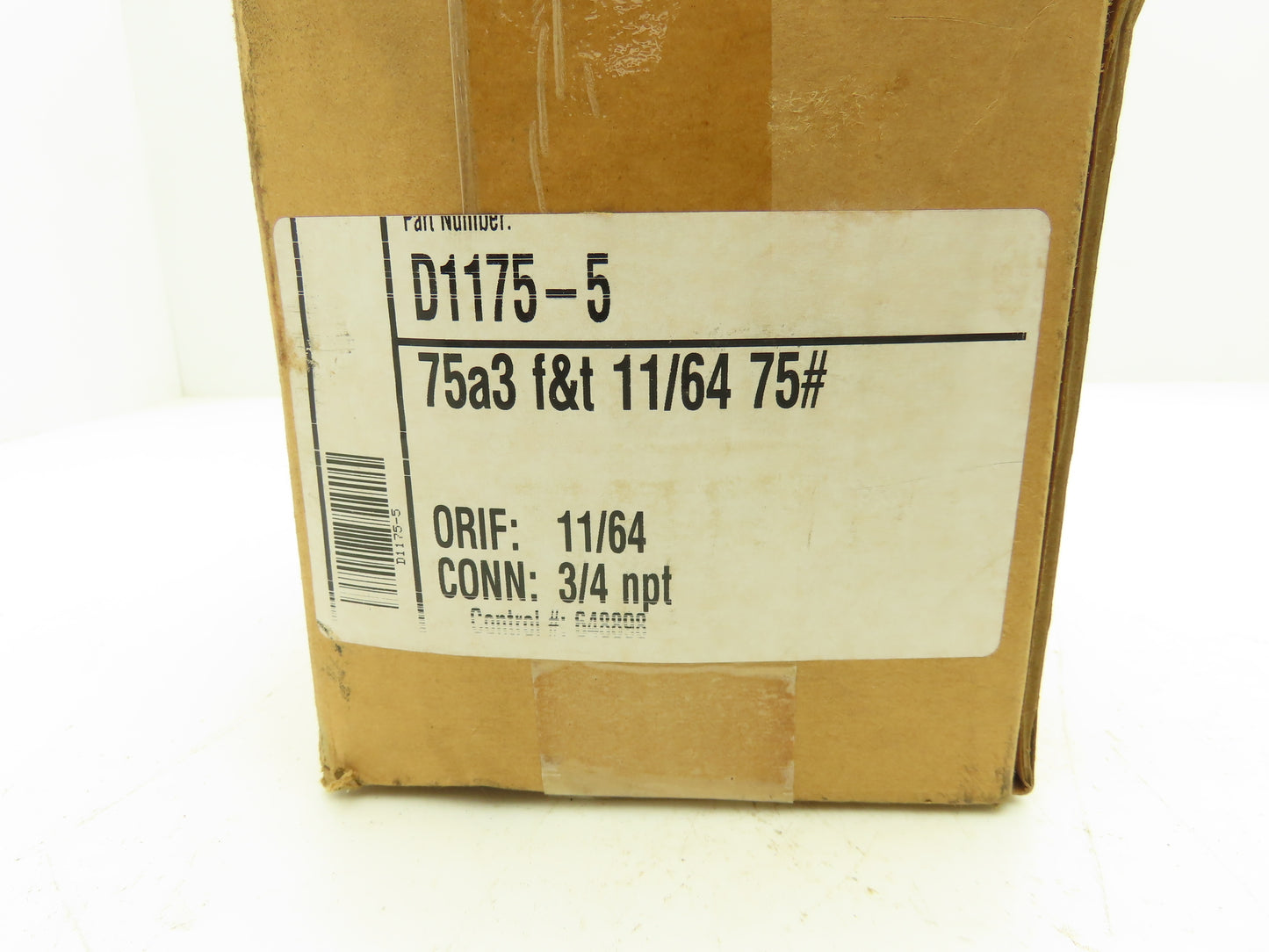 Armstrong D1175-5 75a3 f&t Steam Trap 3/4" NPT 11/64" Orifice 75psig