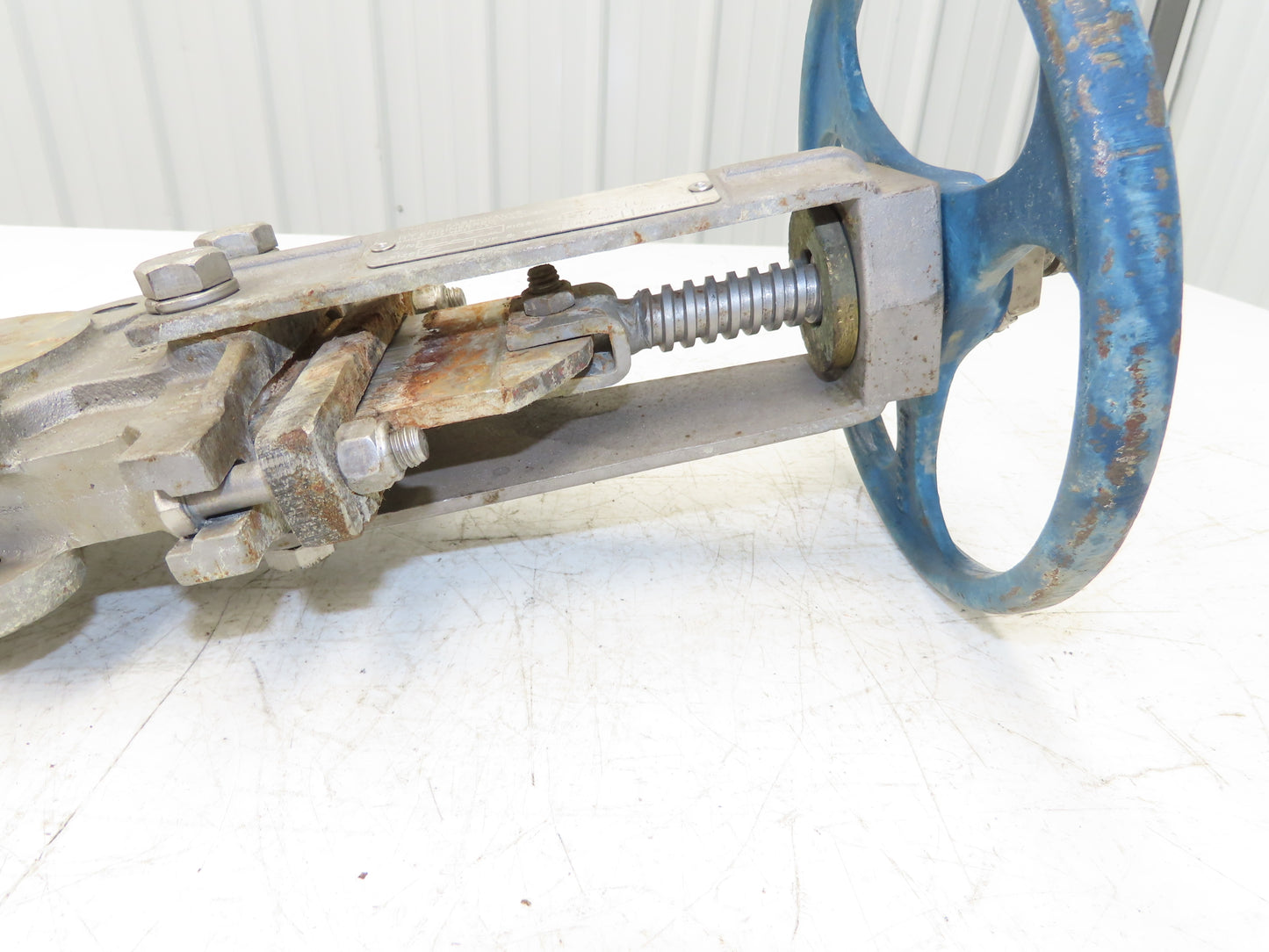 ITT Fabri-Valve C37 S316 3" Stainless Knife Gate Valve Lug Style Metal Seat