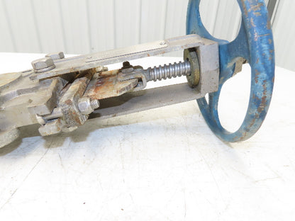 ITT Fabri-Valve C37 S316 3" Stainless Knife Gate Valve Lug Style Metal Seat