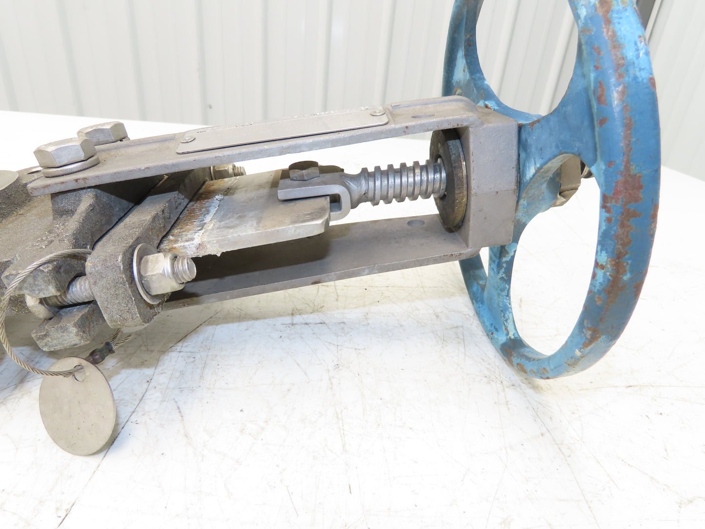 ITT Fabri-Valve C37 316 3" Stainless Knife Gate Valve Lug Style Metal Seat