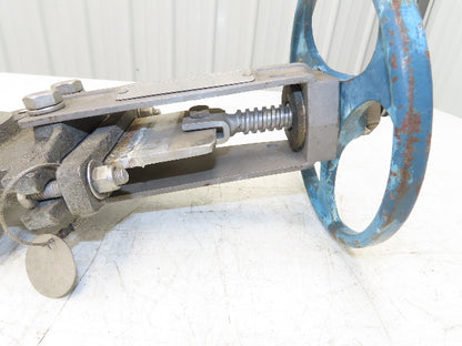 ITT Fabri-Valve C37 316 3" Stainless Knife Gate Valve Lug Style Metal Seat