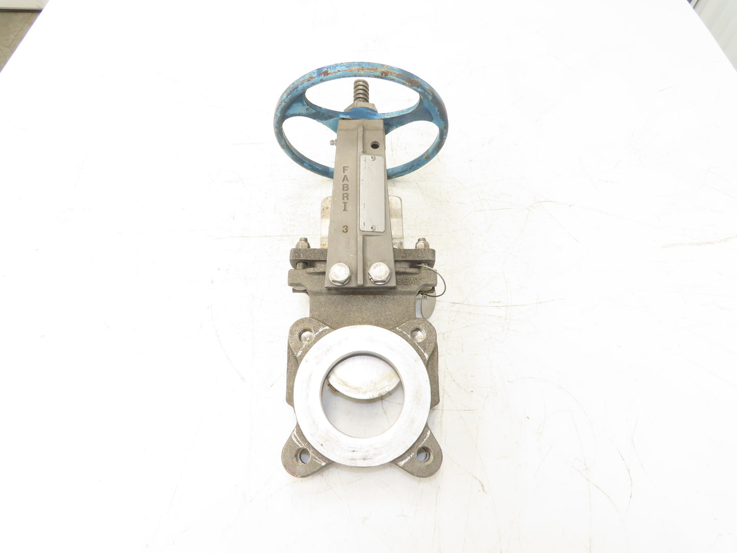 ITT Fabri-Valve C37 316 3" Stainless Knife Gate Valve Lug Style Metal Seat