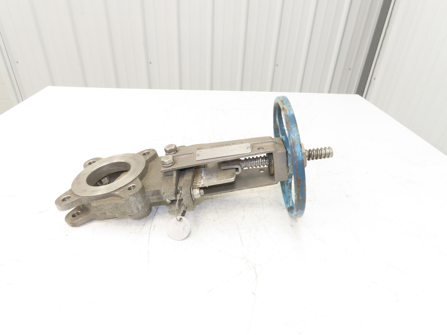 ITT Fabri-Valve C37 316 3" Stainless Knife Gate Valve Lug Style Metal Seat