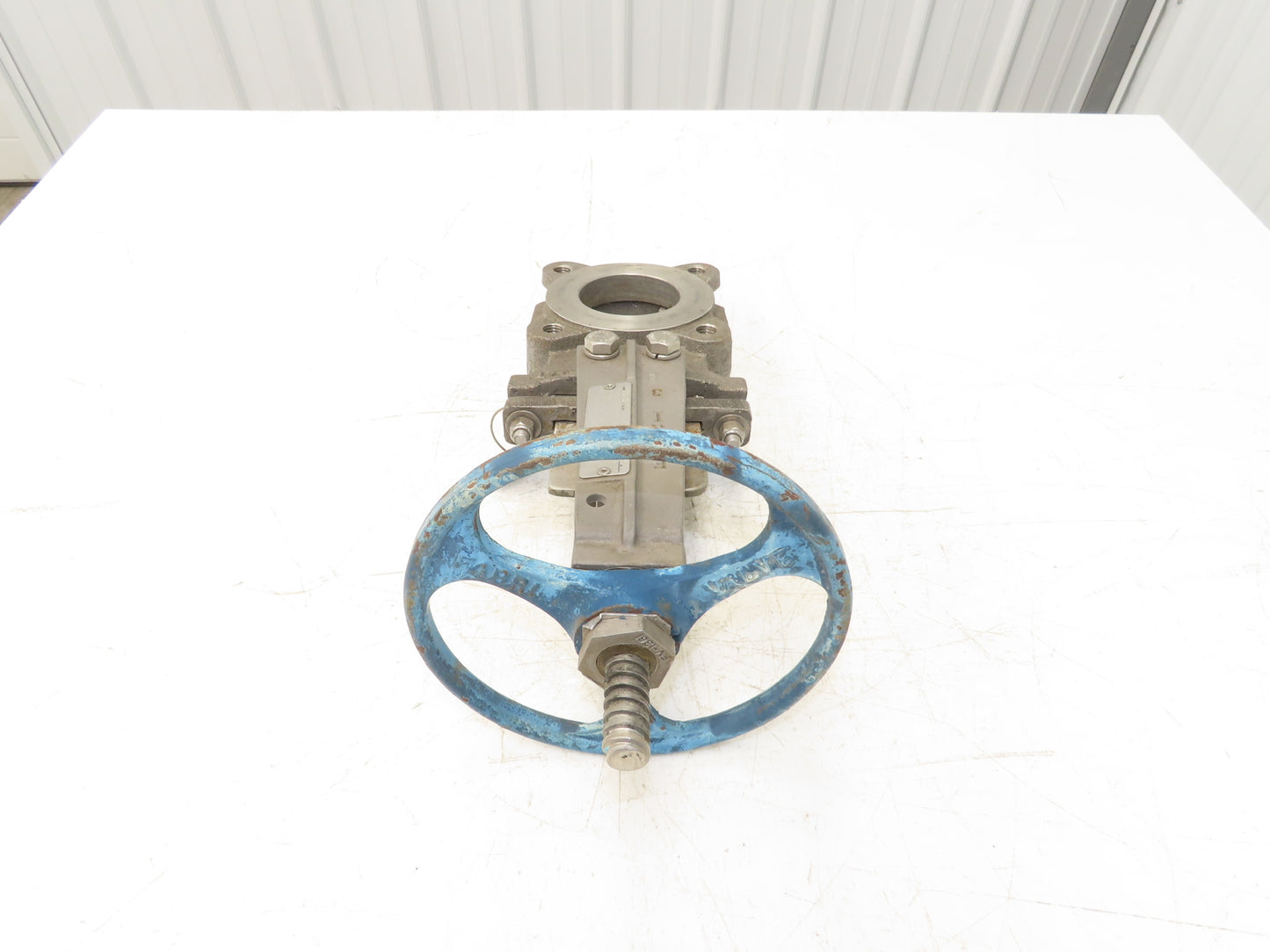 ITT Fabri-Valve C37 316 3" Stainless Knife Gate Valve Lug Style Metal Seat