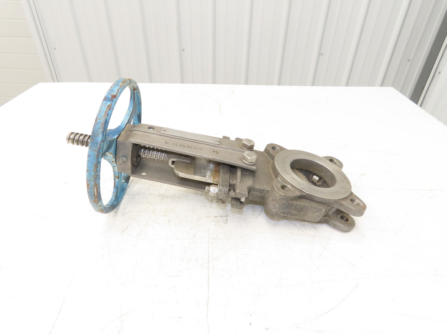 ITT Fabri-Valve C37 316 3" Stainless Knife Gate Valve Lug Style Metal Seat