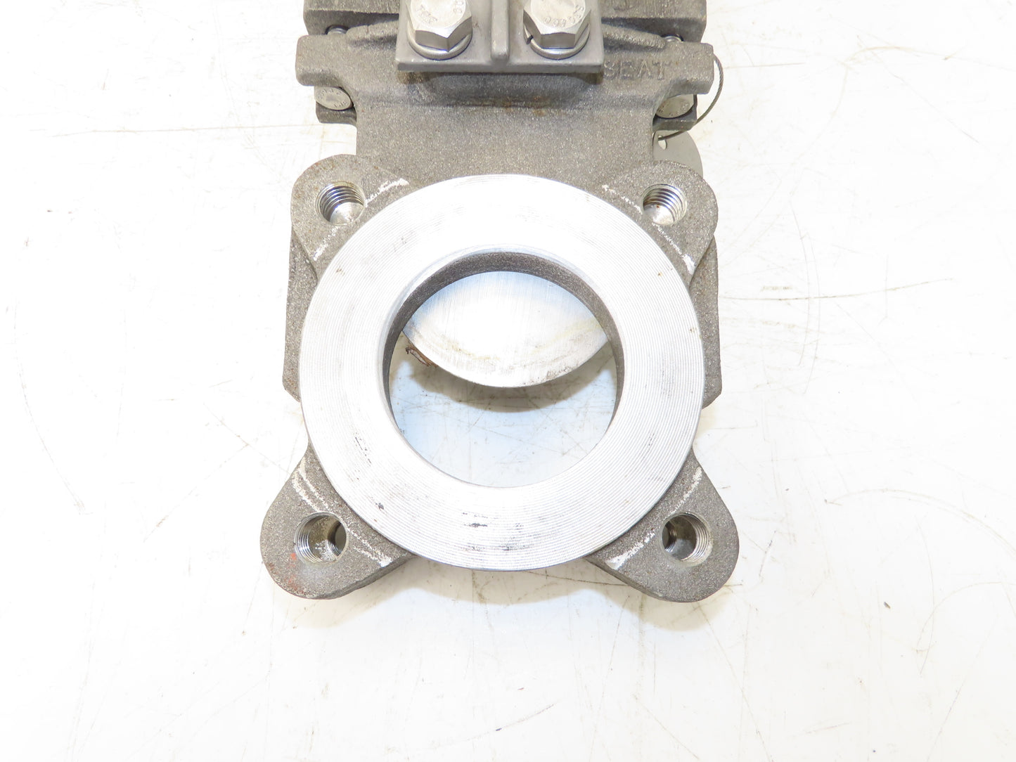 ITT Fabri-Valve C37 316 3" Stainless Knife Gate Valve Lug Style Metal Seat