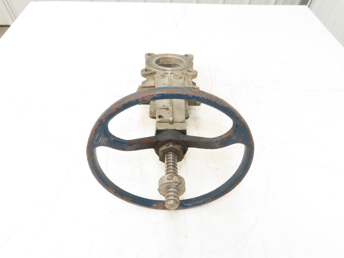 ITT Fabri-Valve 67 S316 3" Stainless Knife Gate Valve Lug Style Rubber Seat