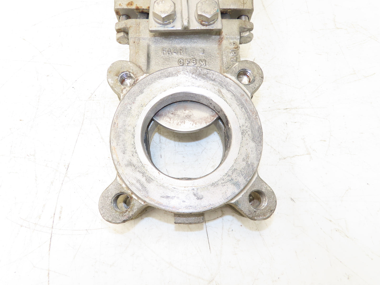 ITT Fabri-Valve 67 S316 3" Stainless Knife Gate Valve Lug Style Rubber Seat