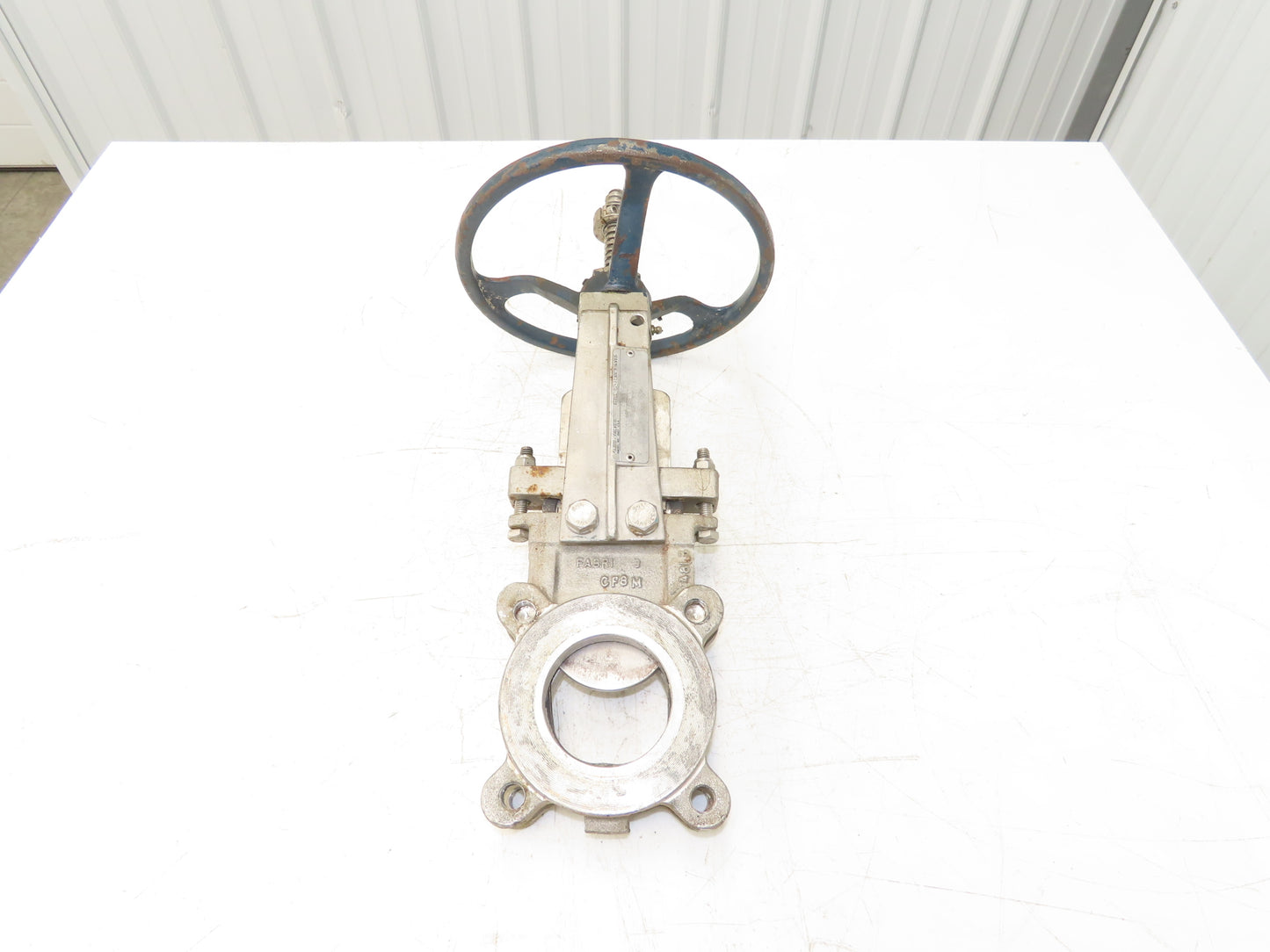 ITT Fabri-Valve 67 S316 3" Stainless Knife Gate Valve Lug Style Rubber Seat