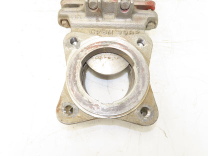 Rovalve TechnaFlow S17-D 3" Stainless Knife Gate Valve Lug Style Rubber Seat