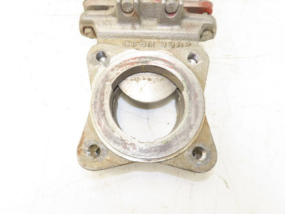 Rovalve TechnaFlow S17-D 3" Stainless Knife Gate Valve Lug Style Rubber Seat