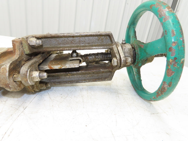 Rovalve TechnaFlow S17-D 3" Stainless Knife Gate Valve Lug Style Rubber Seat