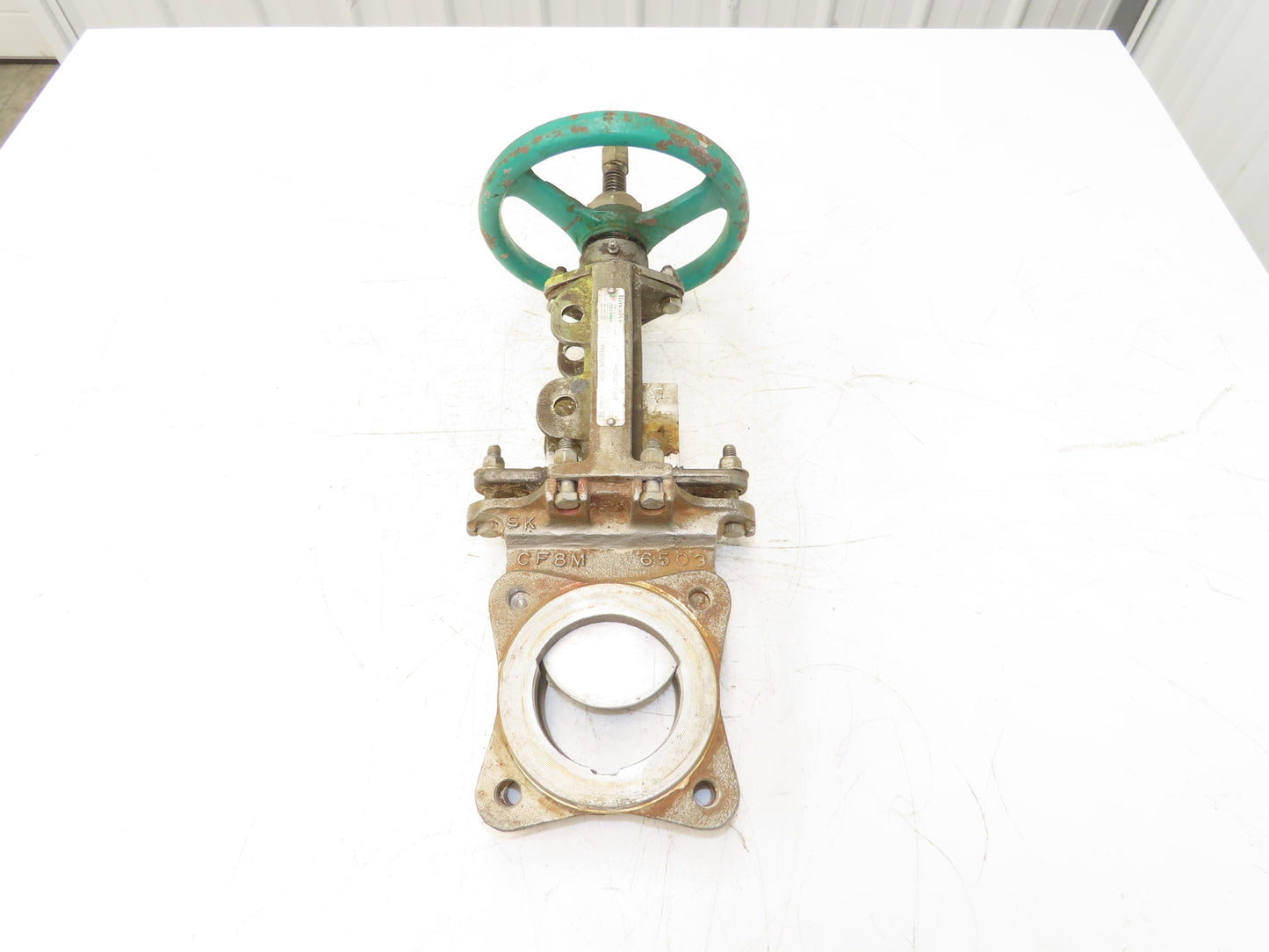 Rovalve TechnaFlow S17-D 3" Stainless Knife Gate Valve Lug Style Rubber Seat