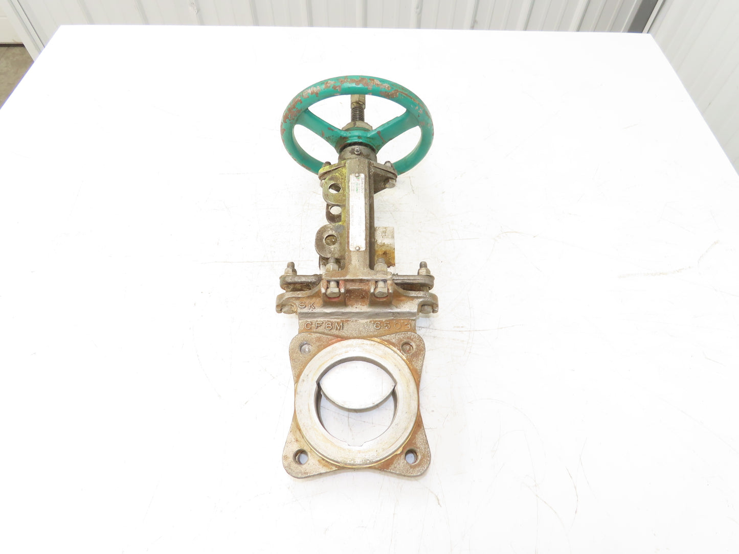 Rovalve TechnaFlow S17-D 3" Stainless Knife Gate Valve Lug Style Rubber Seat