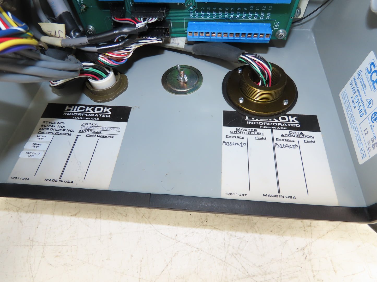 Hickok Pro-Spec 1000 Nutrunner Controller Control Unit 12x10x8" Control Panel