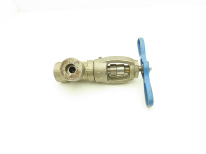 Conval Globe Valve Clampseal Angle Pattern Stop 3/4" Socket Weld 1500psi