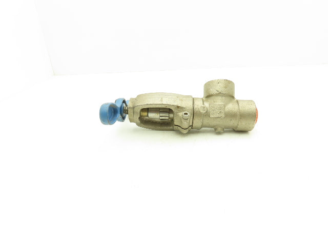 Conval Globe Valve Clampseal Angle Pattern Stop 3/4" Socket Weld 1500psi