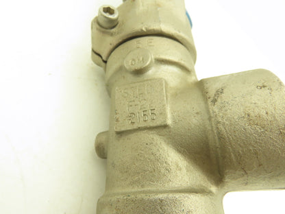 Conval Globe Valve Clampseal Angle Pattern Stop 3/4" Socket Weld 1500psi