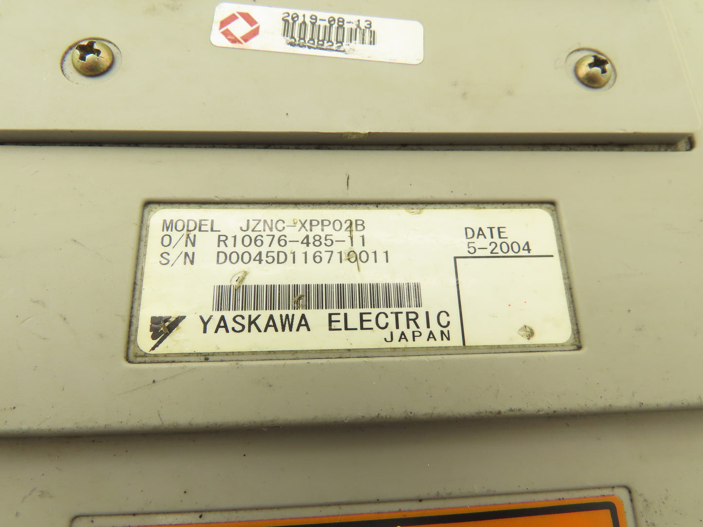 Yaskawa JZNC-XPP02B Yasnac XRC Hand-Held Teach Pendant For Motoman Robot