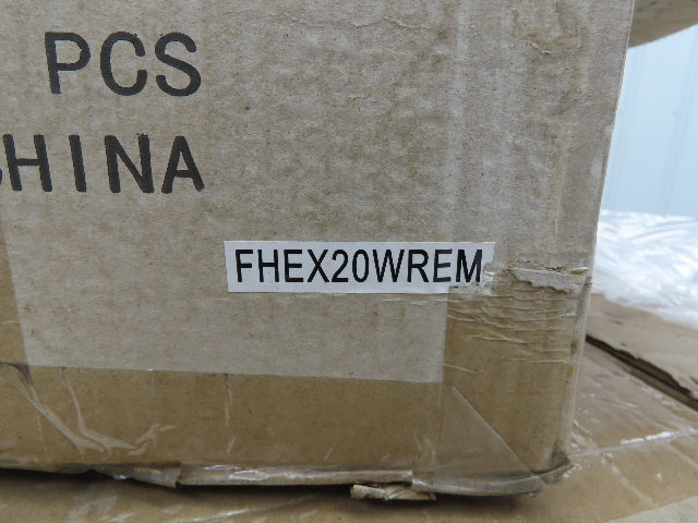 Fulham Firehorse LED Emergency Exit Sign Lighting Red Letters Nicd Lot of 6