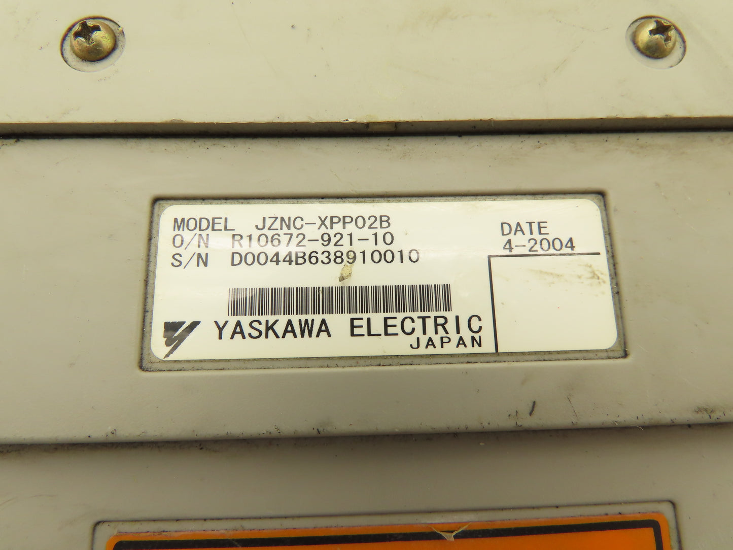 Yaskawa JZNC-XPP02B Yasnac XRC Hand-Held Teach Pendant For Motoman Robot