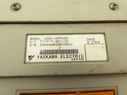 Yaskawa JZNC-XPP02B Yasnac XRC Hand-Held Teach Pendant For Motoman Robot